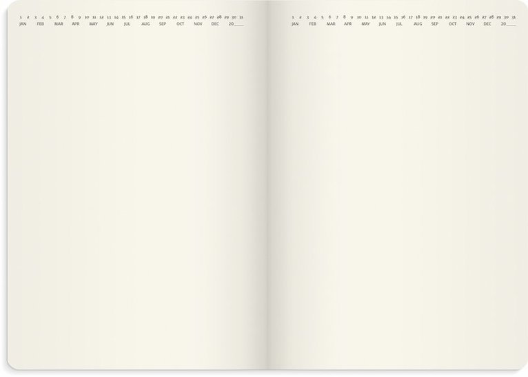 Kalender 2026 Liten Veckokalender Forma Deluxe svart, Övrigt