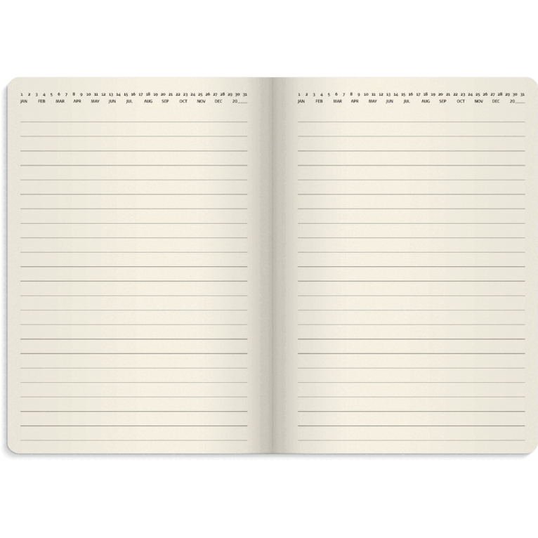 Liten Veckokalender Forma Deluxe 2027 svart, Övrigt