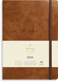 Kalender 2025 Agency Forma Deluxe brun