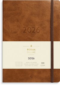 Kalender 2026 Agency Forma Deluxe brun