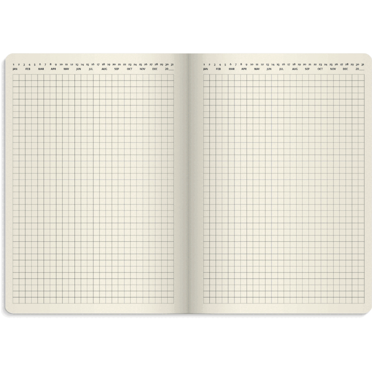 Kalender 2027 Agency A5 Forma Deluxe brun, Övrigt