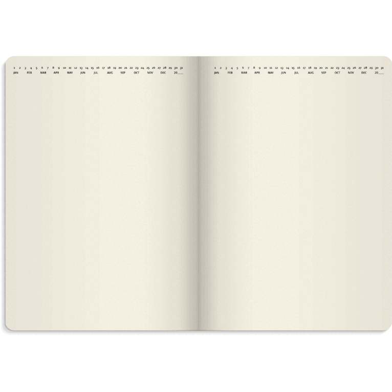 Kalender 2027 Agency A5 Forma Deluxe brun, Övrigt