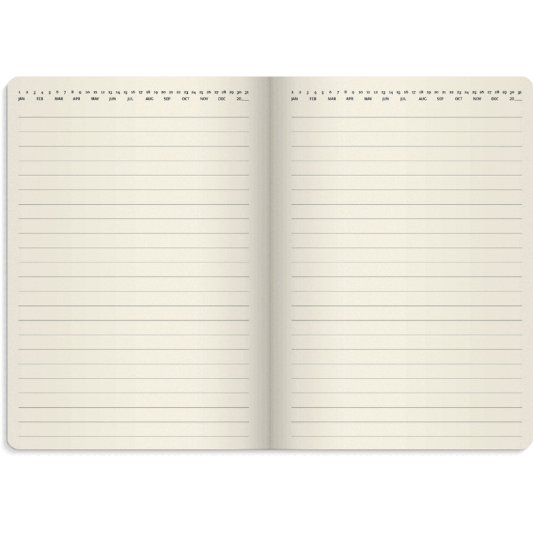 Kalender 2027 Agency A5 Forma Deluxe svart, Övrigt