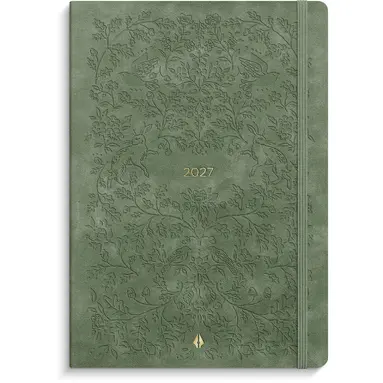 Kalender 2027 Senator A5 Forma Deluxe mocka grön, Övrigt