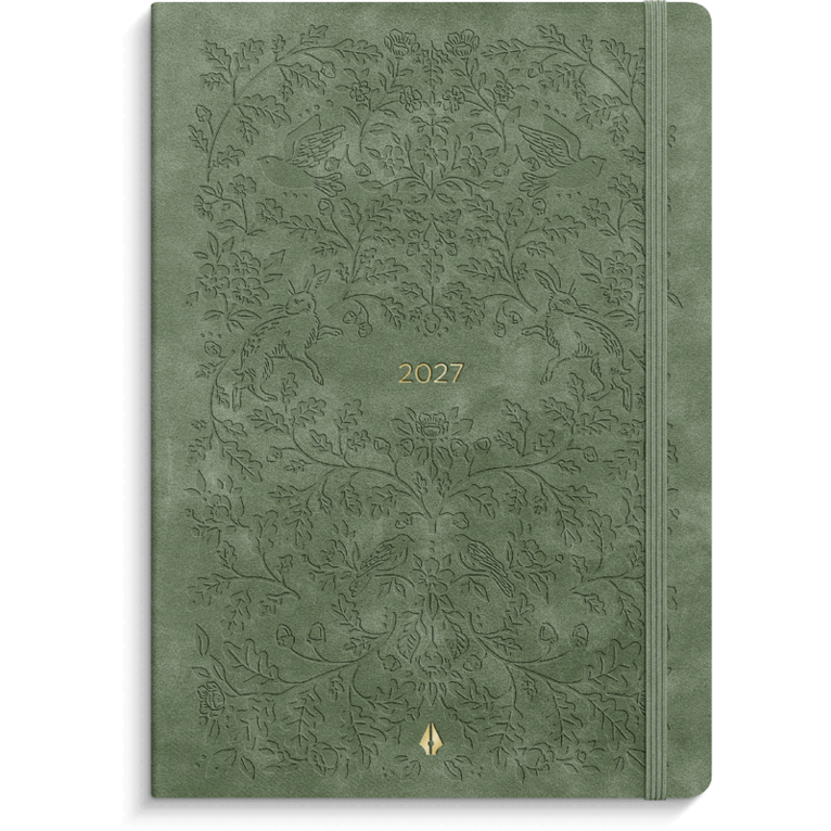 Kalender 2027 Senator A5 Forma Deluxe mocka grön, Övrigt