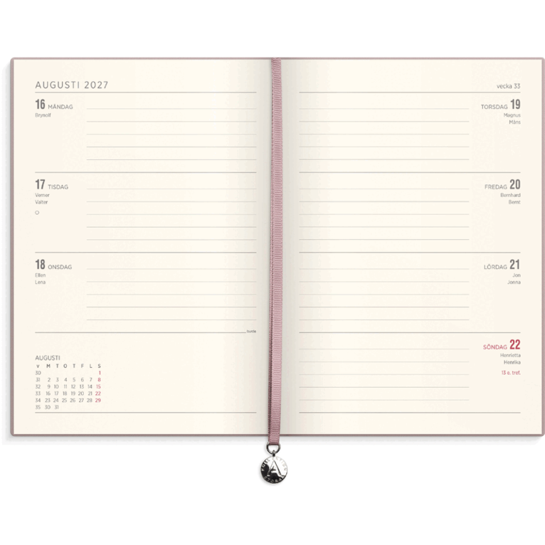 Kalender 2027 Senator A5 Soft dusty pink, Övrigt