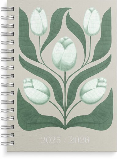 Kalender 2025-2026 Senator A6 Story Blomma