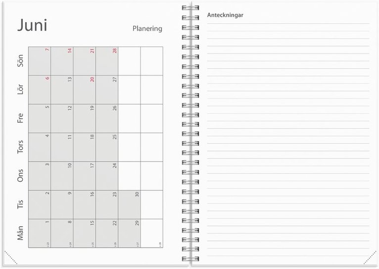 Kalender 2025-2026 Study A5 Star, Övrigt