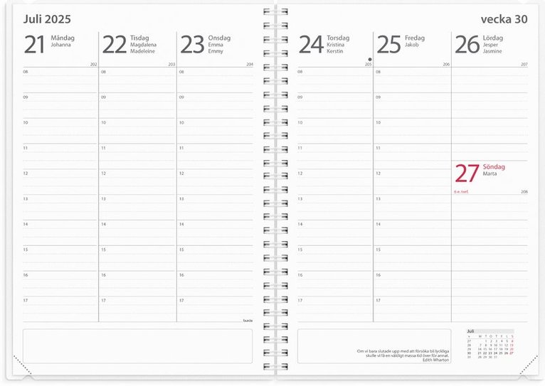 Kalender 2025-2026 Study A5 4i1, Övrigt
