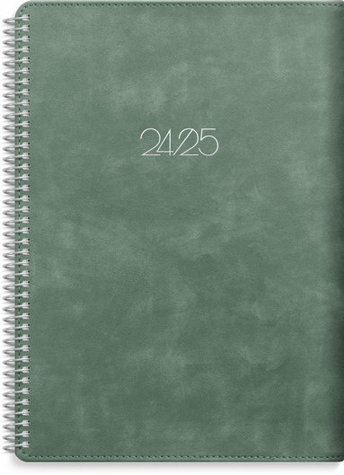 Kalender 2024-2025 Study A5 Twist grön 1