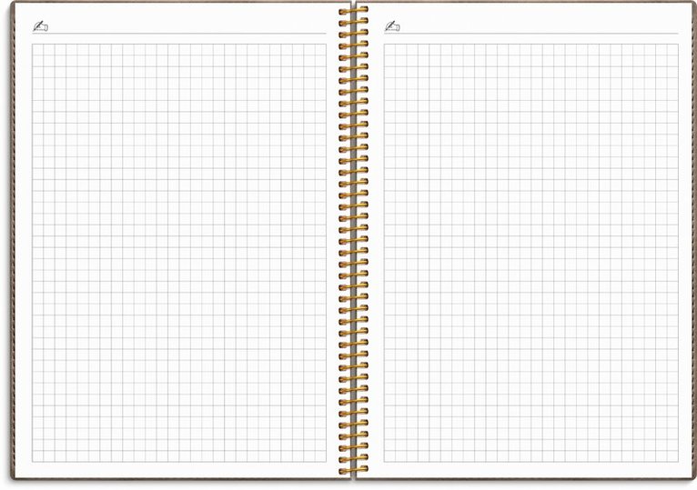 Kalender 2025-2026 Study A5 Twist mocca, Övrigt