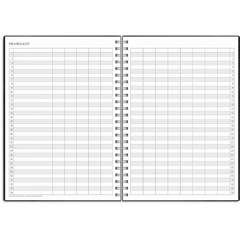 Kalender 2026-2027 Study A5 Twist svart, Övrigt