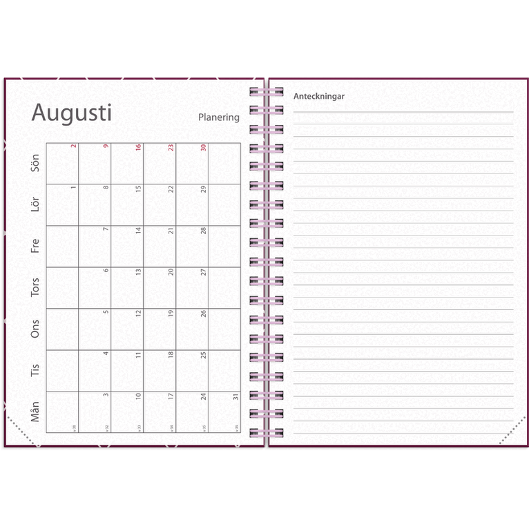 Kalender 2026-2027 Study A6 Fade, Övrigt