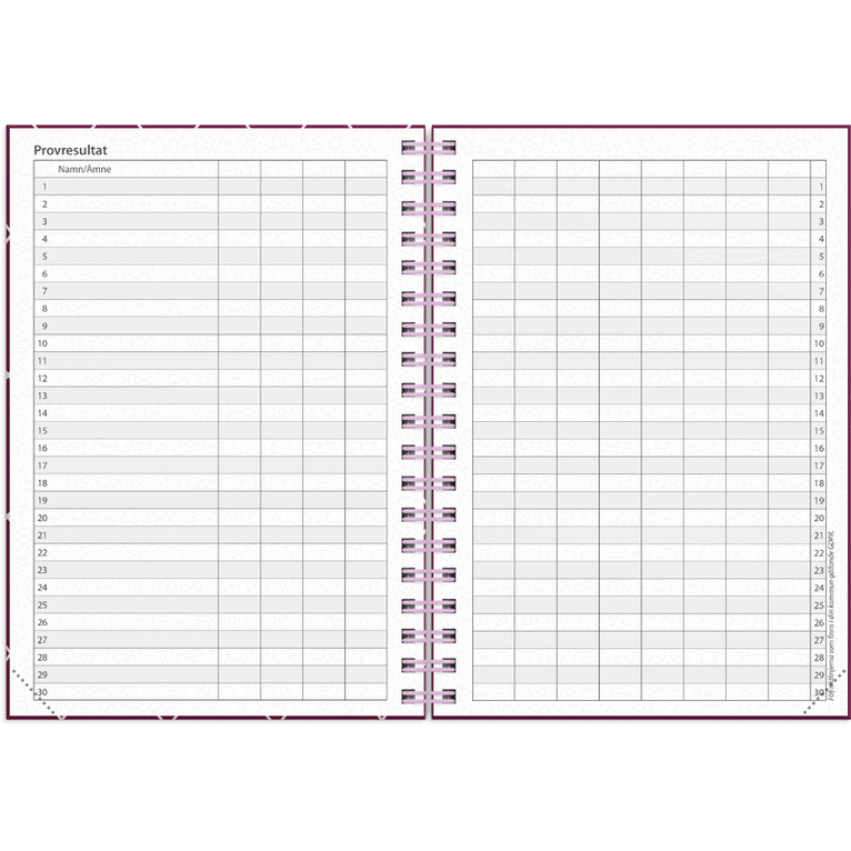 Kalender 2026-2027 Study A6 Fade, Övrigt