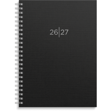 Kalender 2026-2027 Study A5 textil svart, Övrigt