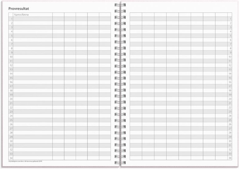 Kalender 2025-2026 Study A5 Textile rosa, Övrigt