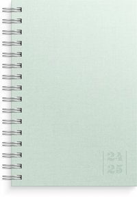 Kalender 2024-2025 Dagbok Textile grön