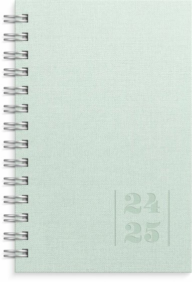 Kalender 2024-2025 Compact Textile grön 1