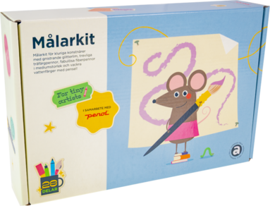 Målarkit Penol blå (glitterlim, färgpennor, fiberpennor jumbo, vattenfärg), Övrigt