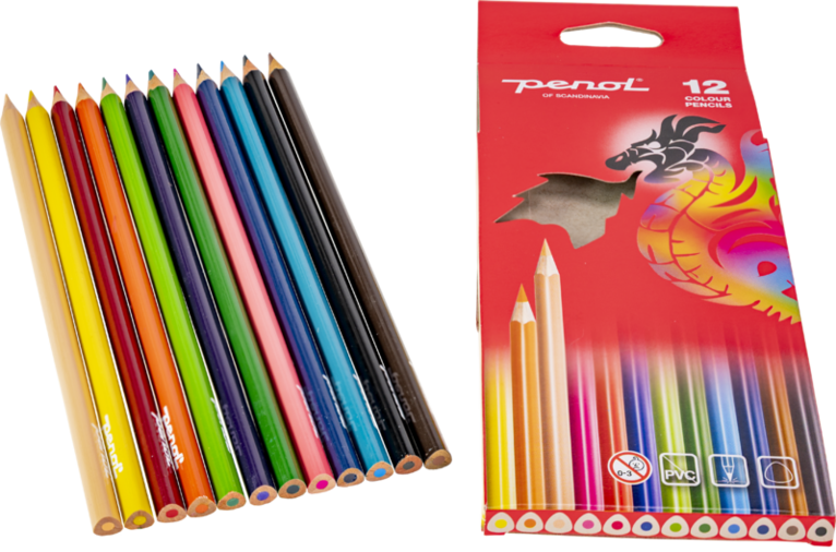 Målarkit Penol blå (glitterlim, färgpennor, fiberpennor jumbo, vattenfärg), Övrigt