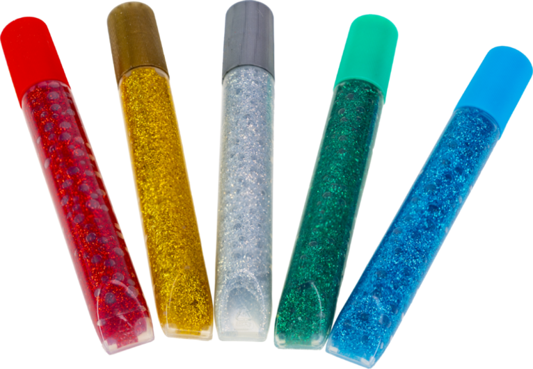 Målarkit Penol blå (glitterlim, färgpennor, fiberpennor jumbo, vattenfärg), Övrigt