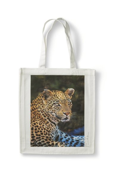 Tygkasse Mattias A. Klum leopard 1