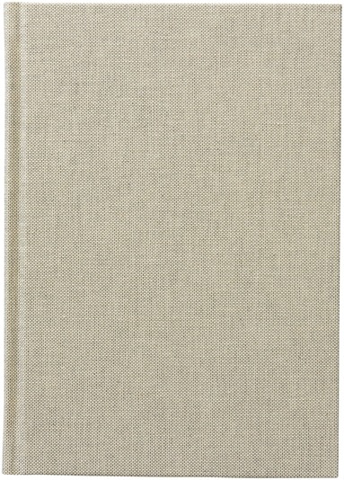 Anteckningsbok A5 olinjerad textil beige