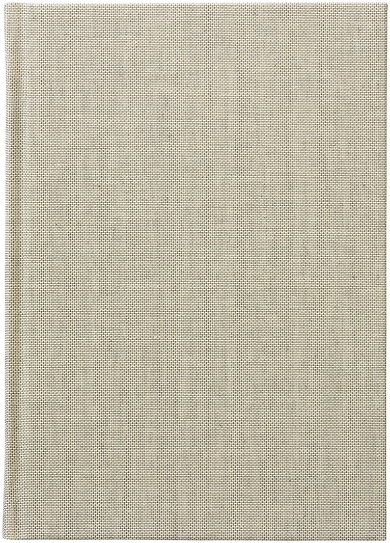 Anteckningsbok A5 linjerad textil beige, Övrigt