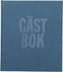 Gästbok 210x240mm textil blågrön, Övrigt