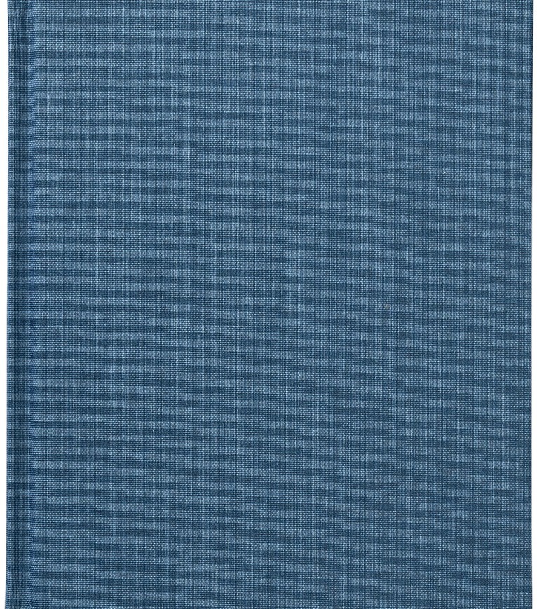 Anteckningsbok A5 linjerad textil blågrön 1