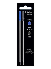 Refill Morris 2-Pack, svart och blå