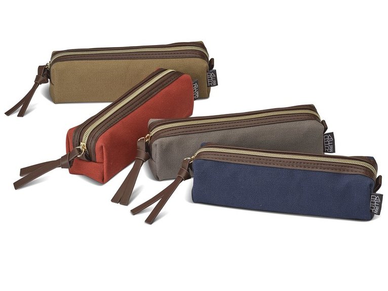 Premium pennfodral i canvas skiffergrå, Övrigt