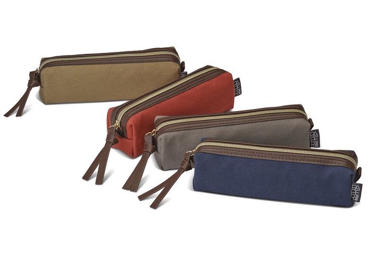 Premium pennfodral i canvas skiffergrå, Övrigt