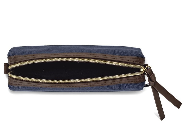 Premium pennfodral i canvas indigoblå, Övrigt