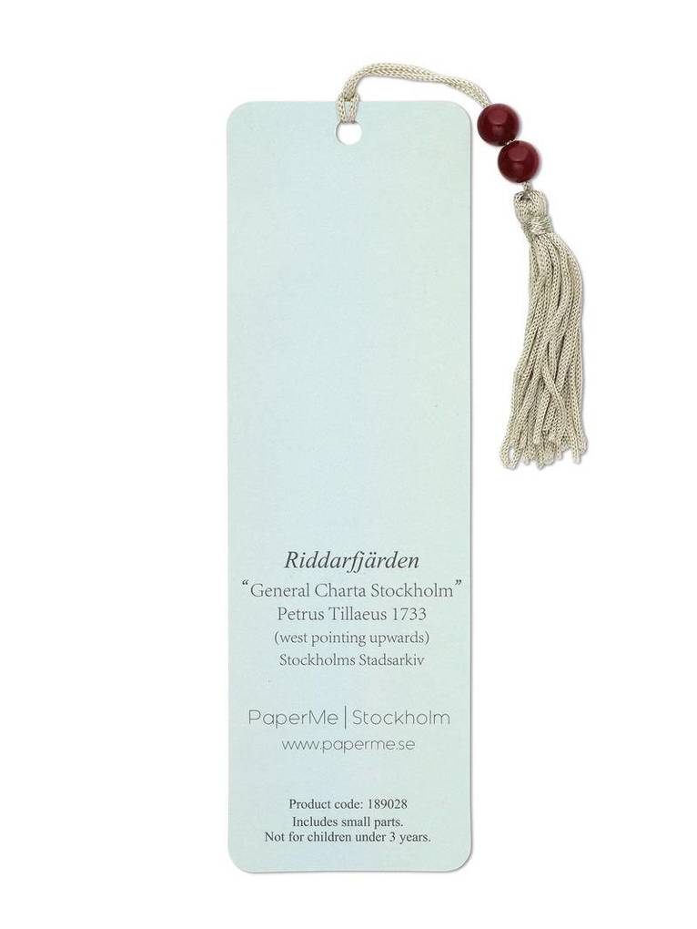 Bokmärke General Charta Stockholm Petrus Tillaeus, Övrigt