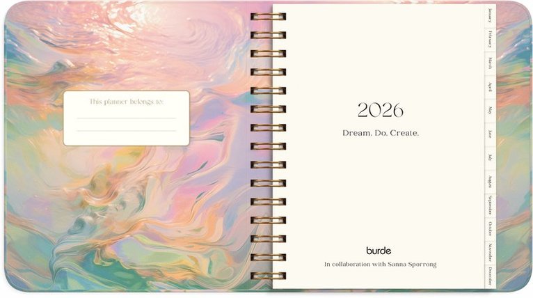 Kalender 2026 Dream & Do Swirl, Övrigt