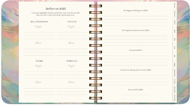 Kalender 2026 Dream & Do Swirl, Övrigt