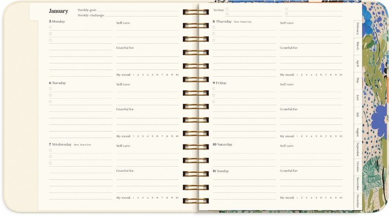 Kalender 2026 Life Planner Style, Övrigt