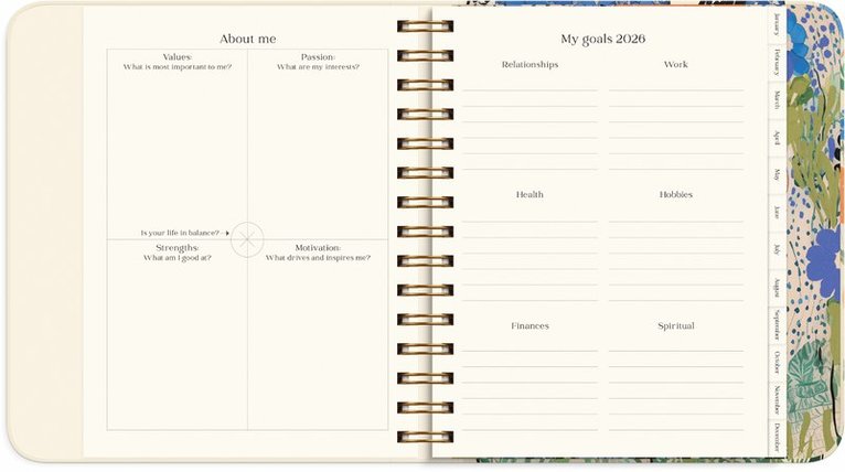 Kalender 2026 Life Planner Style, Övrigt