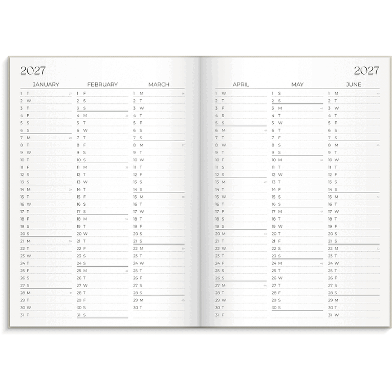 Student Planner 2026-2027 A5 beige, Övrigt