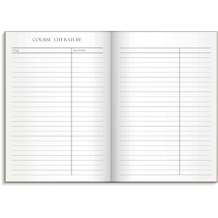 Student Planner 2026-2027 A5 beige, Övrigt