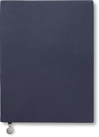 Anteckningsbok 19x25cm linjerad mjuk marinblå