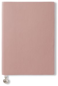 Anteckningsbok A5 linjerad mjuk pärm, rosa