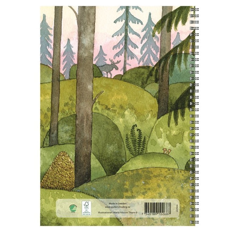 Spiralblock A5 : Maria Nilsson Thore - Rävsvans, Övrigt