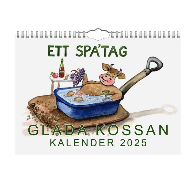 Väggkalender 2025 Glada Kossan 1