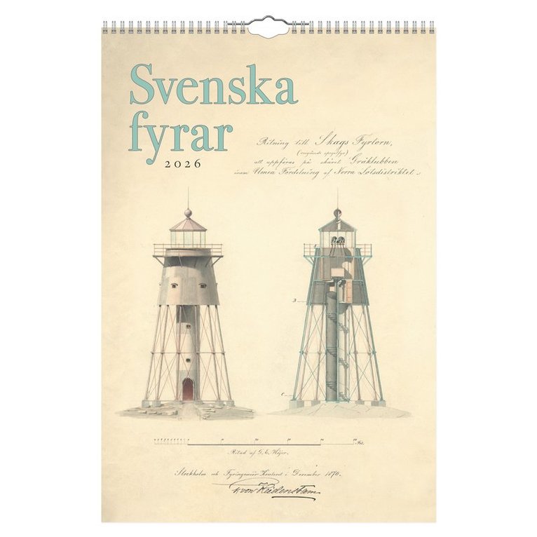 Väggkalender 2026 Svenska fyrar, Övrigt