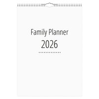 Familjekalender 2026 A4 4 kolumner