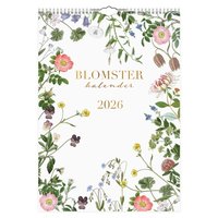Väggkalender 2026 Blomster A4