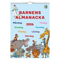 Väggkalender 2026 Barnens Almanacka