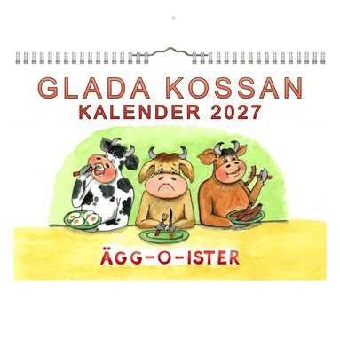 Väggkalender 2027 Glada kossan, Övrigt